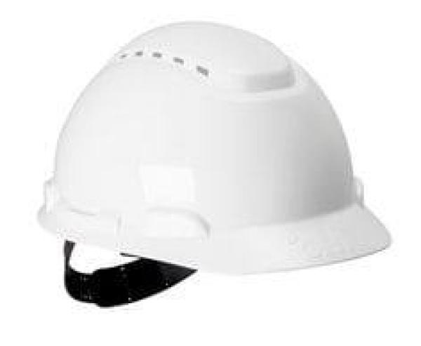 3M™ Schutzhelm H700-Serie H700CW in Weiß, belüftet, mit Pinlock und Kunststoffschweißband