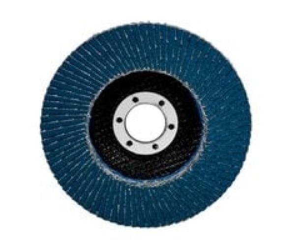 3M™ Fächerschleifscheibe 566A, 125 mm x 22 mm, P40, flach