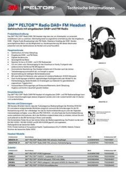 3M™ Peltor™ Kopfbügel HRXS7A-0