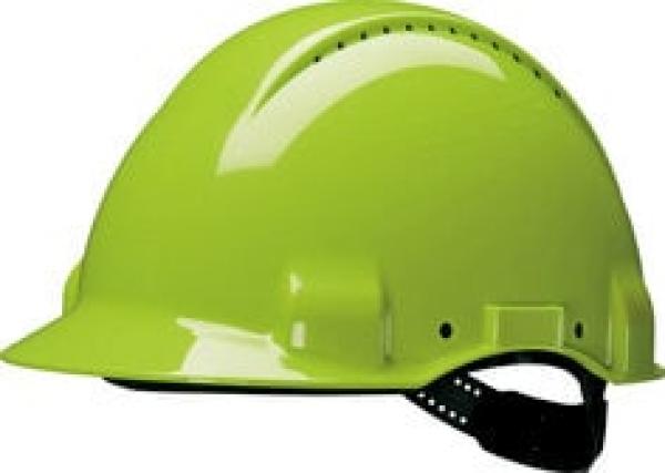 3M™ Schutzhelm, Uvicator, Pinlock-Verschluss, belüftet, Lederschweißband, Warnfarbe, G3000DUV-GB