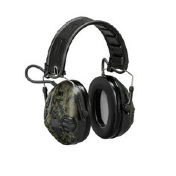 3M™ PELTOR™ SportTac Headset, 26 dB, Grüne/Neonfarbene Kapseln, Faltbarer Kopfbügel, MT16H210F-478-GN-945