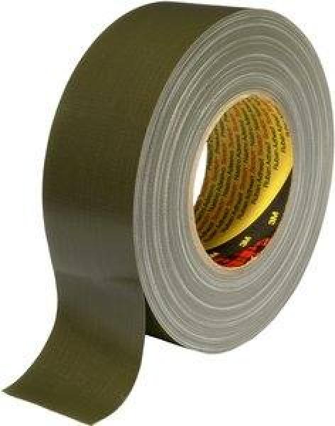 3M™ Gewebeklebeband 389, Oliv, 38mm x 50m