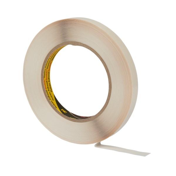 3M™ Doppelseitiges Klebeband mit Anfasslasche 983, Weiß, 18 mm x 500 m, 0.1 mm