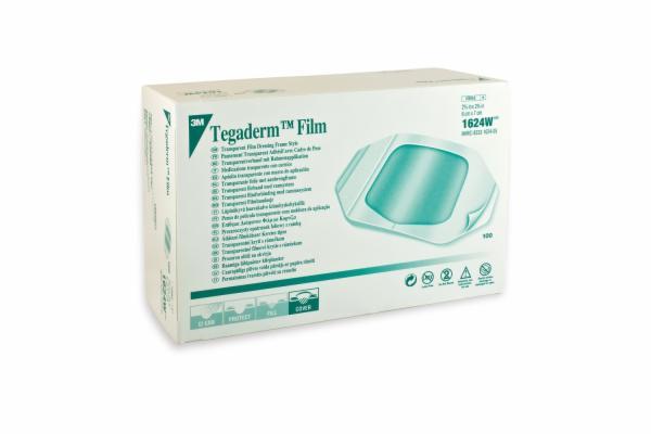 3M™ Tegaderm™ Film Transparentverband, 1624NP, 6 cm x 7 cm, 5/Packung