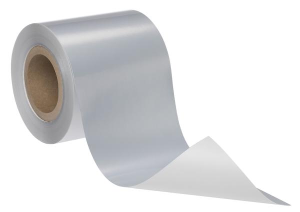 3M™ Thermotransferbedruckbare Etikettenfolie 7875E, platin glänzend, Jumbobreite, Variable Rollenabmessung