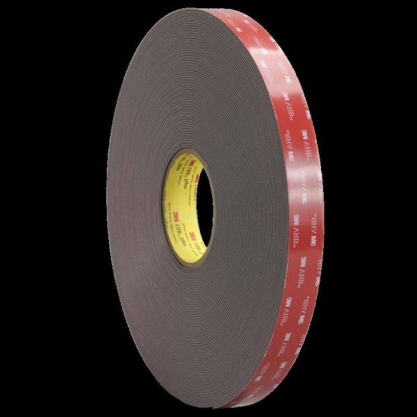3M™ VHB™ Klebeband 4919F, Schwarz, 19 mm x 0.9 m, 0.6 mm