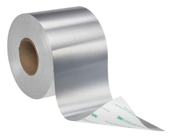 3M™ Siebdruckfähiges langlebiges Polyester-Etikettenmaterial mit strukturiertem Klebstoff 7214SA, 686 mm x 137 m