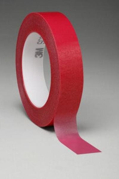3M™ 1280 Hochtemperatur-Polyester-Klebeband, Rot, 1219 mm x 66 m