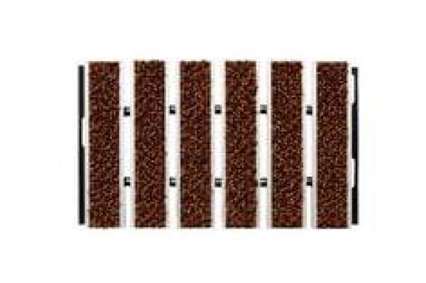3M™ Nomad™ Optima+ Aluprofilmatte, Textilstreifen, Offen, Aufbauhöhe 14 mm