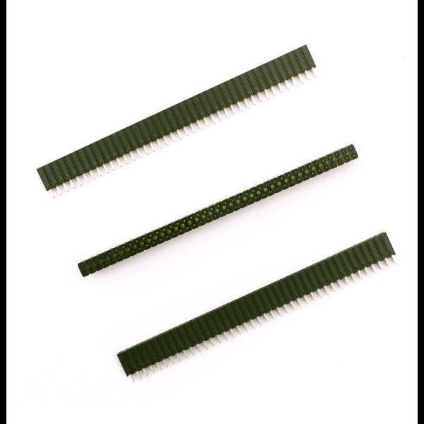 3M™ 929974-01-04-RK, Buchsenleiste, 180° gerade, 4-polig, 929 Serie, 2,54 mm, verzinnt, schwarz