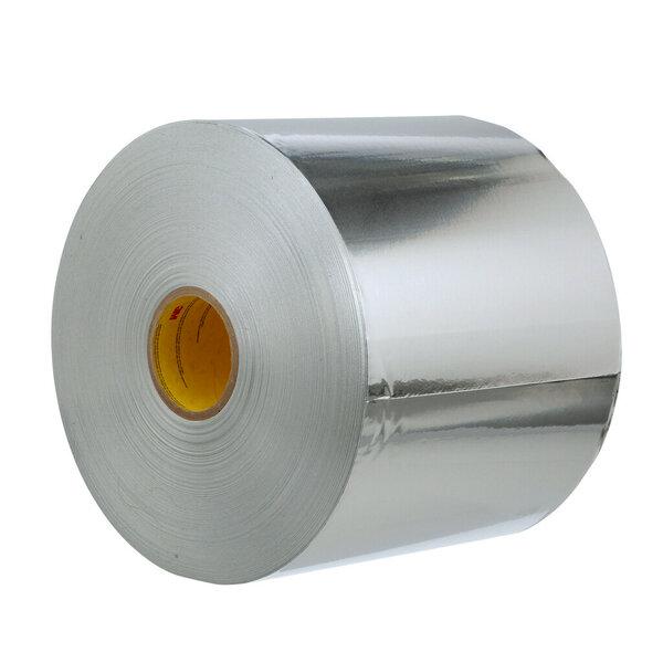 3M™ Aluminum Foil Tape 3367, Silver, 9 5/8 in x 300 yd, 3 mil, 1 roll per case