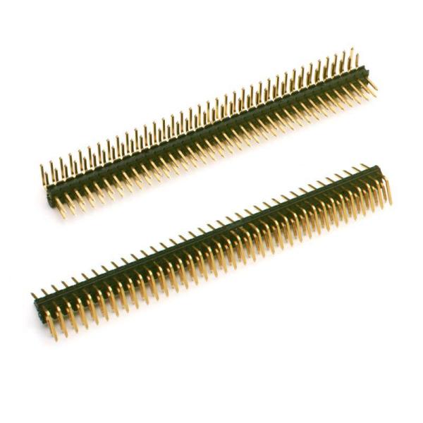 3M™ 929667-01-36-I, Stiftleiste, 90° abgewinkelt, 36-polig, zweireihig, 929 Serie, 2,54 mm, 0,25 µm Au, schwarz