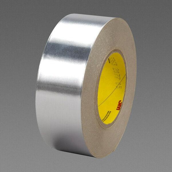 3M™ Aluminum Foil Tape 3363, Silver, 6 3/4 in x 250 yd, 5 mil, 1 roll per case