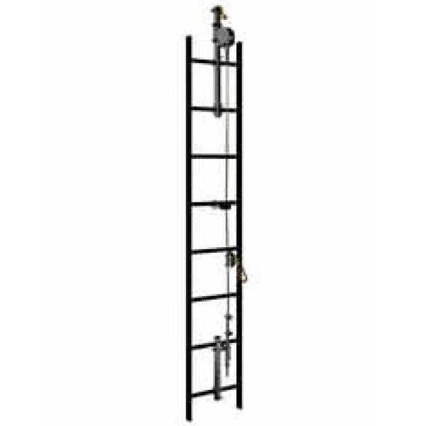 3M™ DBI-SALA® Lad-Saf™ Vertikales Sicherungssystem Etikett und Gebrauchsanweisung, 6100252