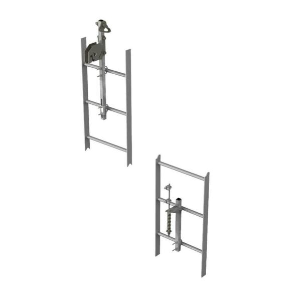 3M™ DBI-SALA® Lad-Saf™ Vertikales Sicherungssystem, 1 – 4 Benutzer, verzinkter Stahl, 32 m, eingeschränkt, 6191061