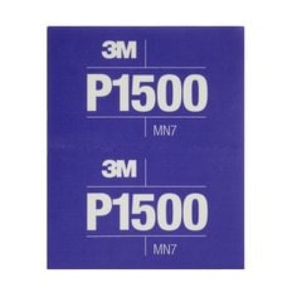 3M™ Hookit™ Flexible Schleifstreifen 270J, Purple, 140 mm x 171 mm, P1500, 34343