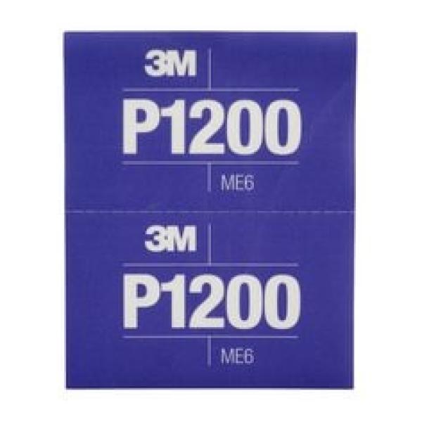 3M™ Hookit™ Flexible Schleifstreifen 270J, Purple, 140 mm x 171 mm, P1200, 34342