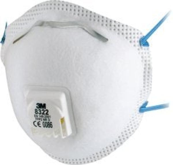 3M™ Partikelmaske, FFP2, mit Ventil, 8322