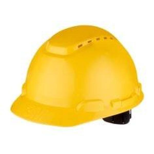 3M™ Schutzhelm H700-Serie H700CY in Gelb, belüftet, mit Pinlock und Kunststoffschweißband