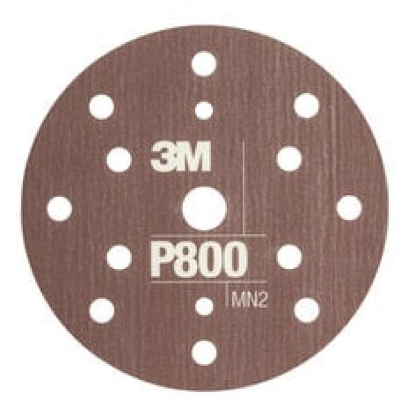 3M™ Hookit™ Flexible Schleifscheibe 270J, 150 mm, 15-fach gelocht, P800, 34420