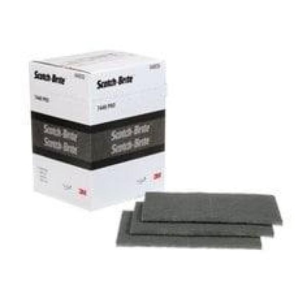 Scotch-Brite™ Handpad 7448 PRO, grau, 152 mm x 228 mm, S UFN