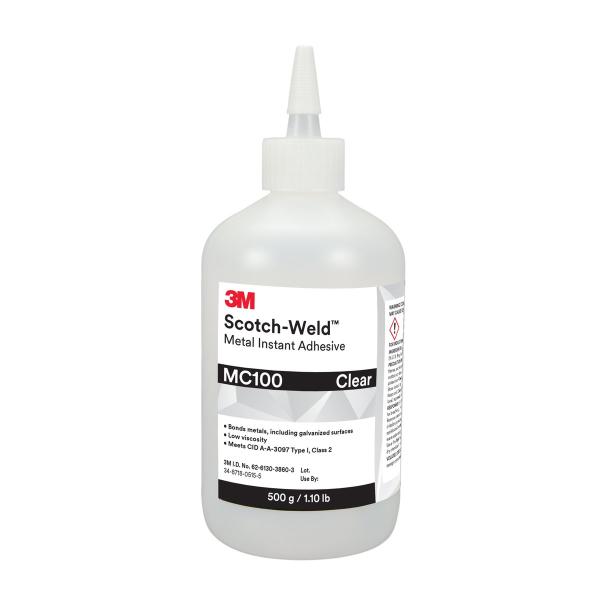 3M™ Scotch-Weld™ Cyanacrylat-Klebstoff MC100, Transparent, 500 g