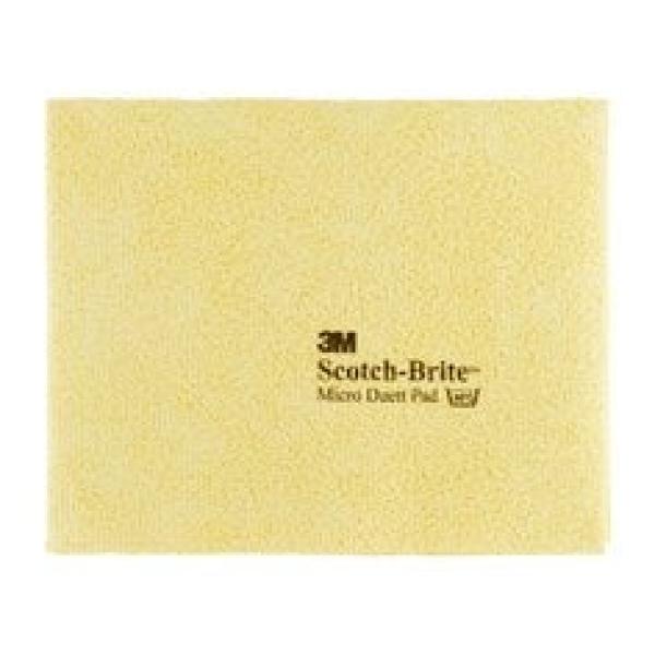 3M™ Scotch-Brite™ Micro Duett Mikrofasertuch, Gelb, ohne Aufdruck, 32 x 40 cm, 20 x 5 Stück / Karton