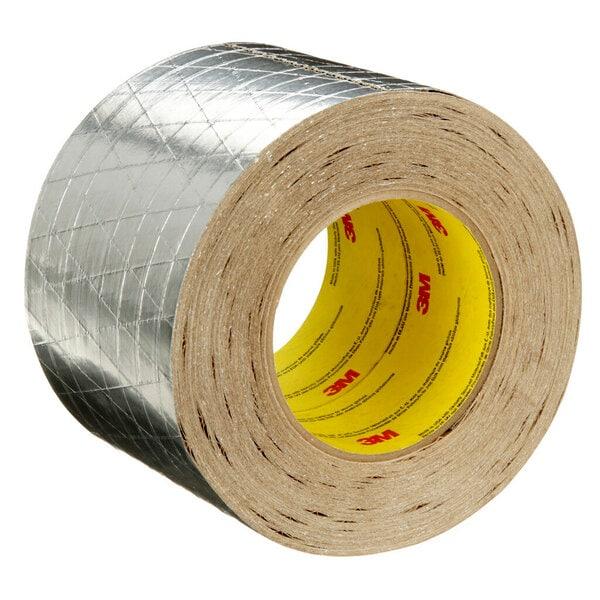 3M™ Venture Tape™ FSK Facing Tape 1525CW, Silver, 99 mm x 45.7 m, 12 rolls per case