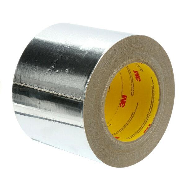 3M™ Venture Tape™ Aluminum Foil Tape 1520CW, Silver, 99 mm x 45.7 m, 3.2 mil, 12 rolls per case