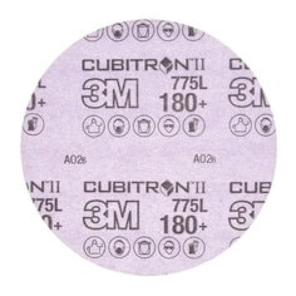 3M™ Cubitron™ II Hookit™ Filmscheibe 775L, 150 mm, 180+, ungelocht