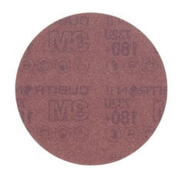 3M™ Cubitron™ II Hookit™ Papierscheibe 732U, 180+ C-weight, 125 mm x NH,  ungelocht, 50/Carton, 250 ea/Case