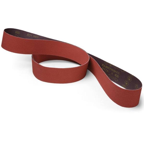 3M™ Cubitron™ II Gewebeschleifband 947A, 50 mm x 1000 mm, 120+, S-Verschluss