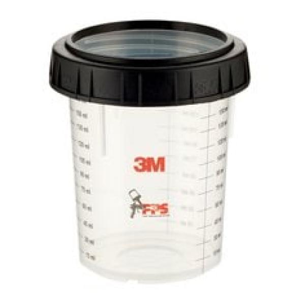 3M™ PPS™ Außenbecher mit Schraubring, Klein, 170 ml, 16115
