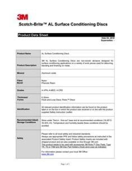 Scotch-Brite™ Roloc™ Anti Loading Vliesscheibe AL-DR, 50,8 mm, A VFN