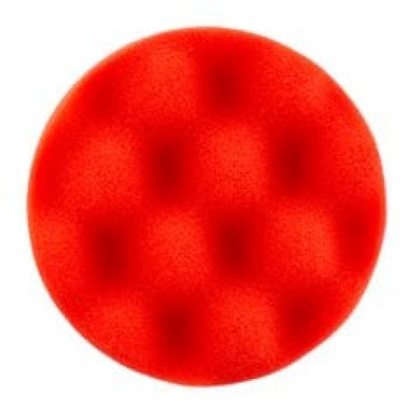 3M™ Finesse-it™ Polierschaumpad, rot, 80 mm, gewaffelt