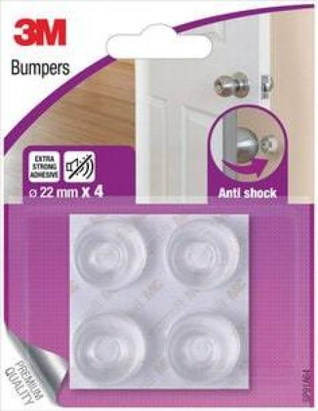 3M™ Anti-shock Bumper 4 Bumpers Clear 22 mm