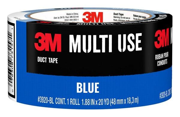 3M™ Blue Duct Tape 3920-BL, 1.88 in x 20 yd (48 mm x 18,2 m)
