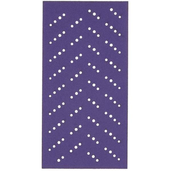 3M™ Cubitron™ II Hookit™ Purple Schleifstreifen 737U, 115 mm x 225 mm, Multihole, 150+, 51401