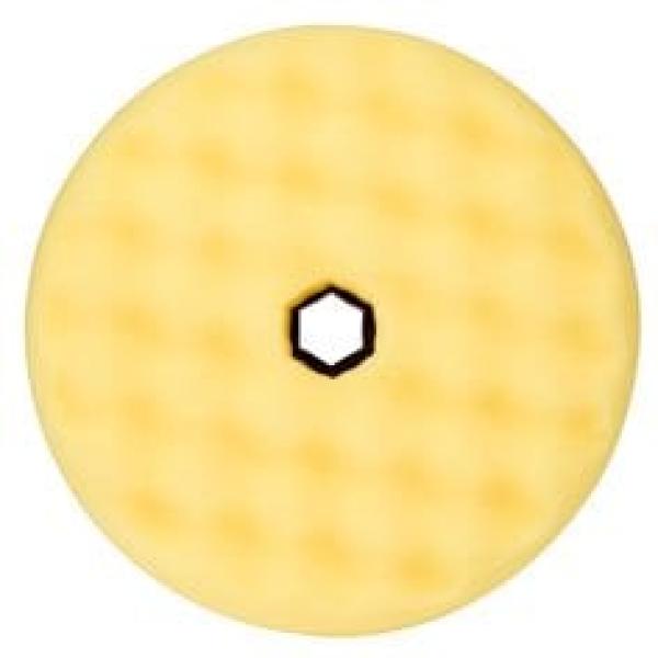 3M™ Perfect-It™ Polierschaumpad fein, Quick Connect System, Gelb, Waffelförmig, 150 mm, 50879