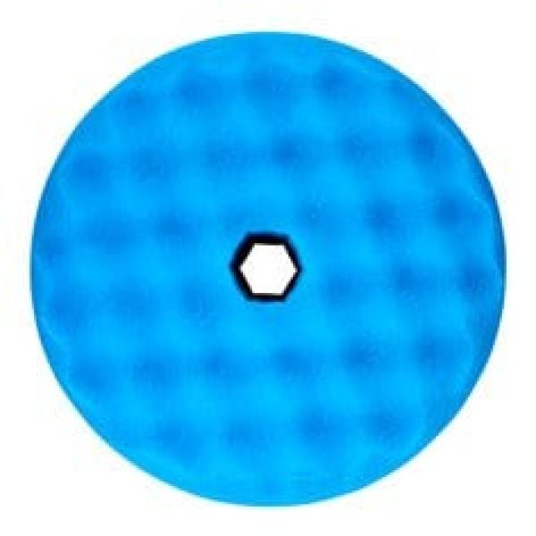 3M™ Perfect-It™ Ultrafina SE Anti-Hologramm Polierschaum, Quick Connect, doppelseitig genoppt, Blau, 150 mm, 50880