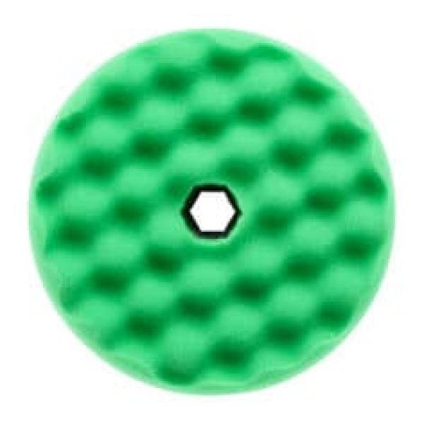 3M™ Perfect-It™ Polierschaumpad grob, Quick Connect System, Grün, Waffelförmig, 150 mm, 50962