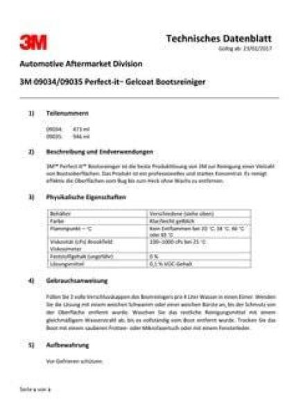 3M™ Perfect-It™ Bootsreiniger, 483 g, 473 ml, 09034E