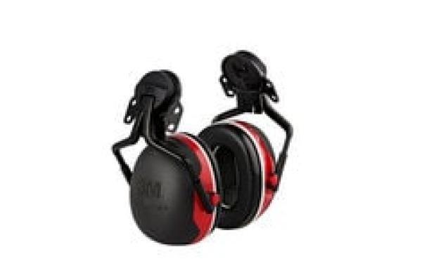 3M™ PELTOR™ Kapselgehörschützer, rot, Helmbefestigung, X3P5