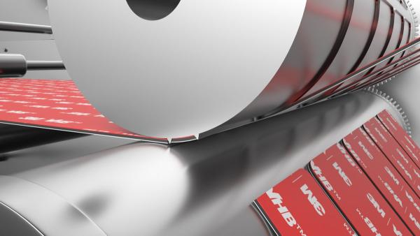 3M™ VHB™ Klebeband GPH-060GF, Grau, 25 mil, Film Liner, Roll, Config