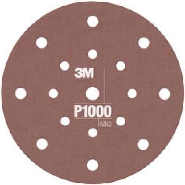3M™ Hookit™ Flexible Schleifscheibe 270J, 150 mm, 17-fach gelocht, P1000, 34803
