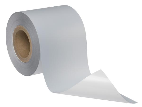 3M™ Thermotransferbedruckbare Etikettenfolie 92064, Silber matt, Jumbobreite, Variable Rollenabmessung