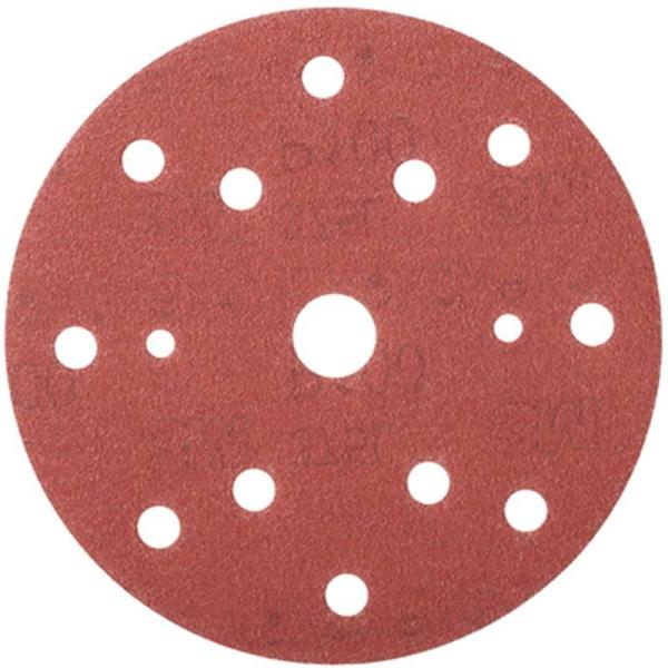 3M™ Hookit™ Filmscheibe 375L, 150 mm, P400, 15-fach gelocht