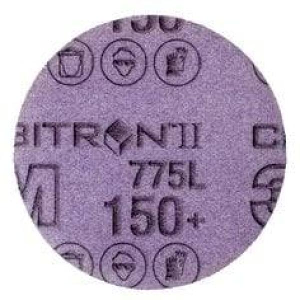 3M™ Cubitron™ II Hookit™ Filmscheibe 775L, 75 mm, 150+, ungelocht