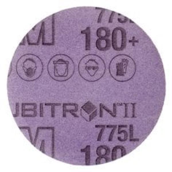 3M™ Cubitron™ II Hookit™ Filmscheibe 775L, 75 mm, 180+, ungelocht