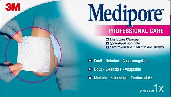 3M™ Medipore™ Fixationssvlies auf Trägerpapier, 2991NP-3, 15 cm x 10 m 1/Packung